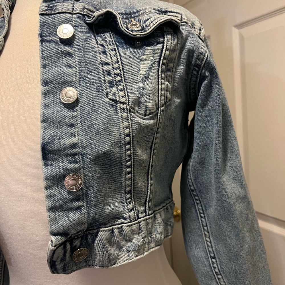 HM Girls Denim Jacket 11/12 - Picture 4 of 7